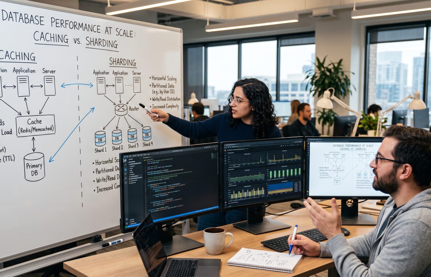 Caching vs. Sharding: Optimizing Backend Database Performance at Scale