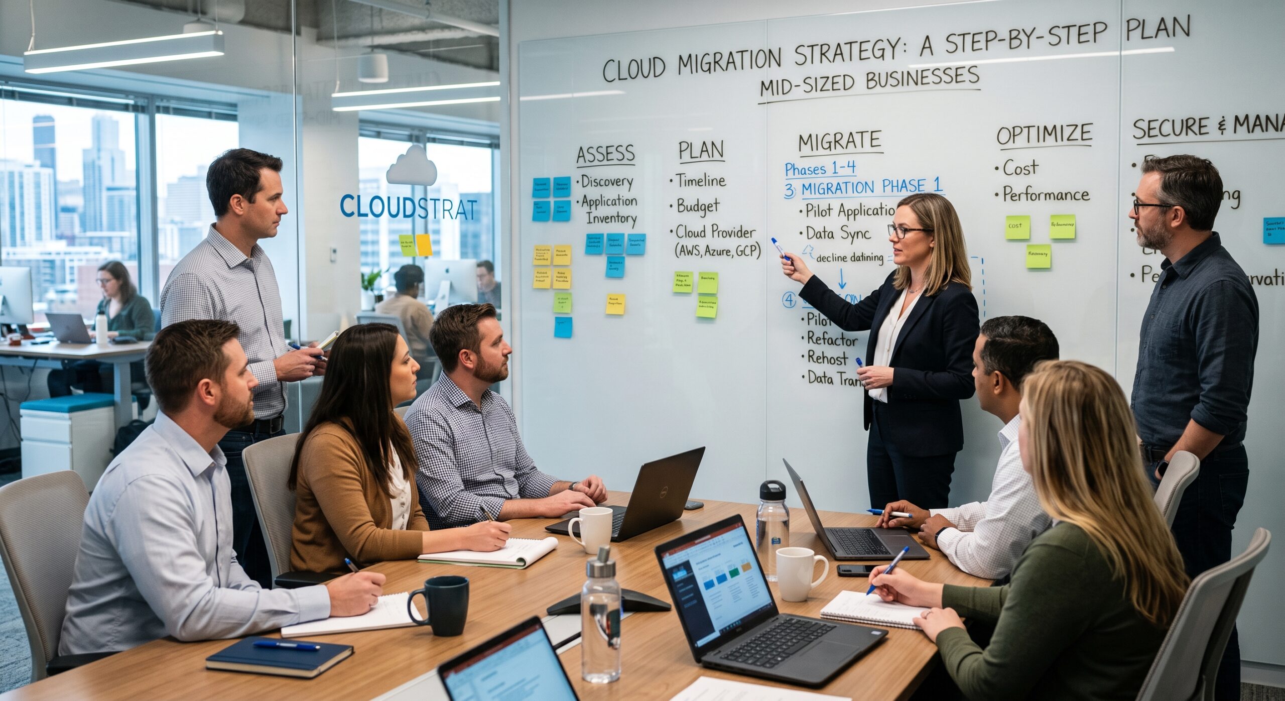 Cloud migration strategy planning for mid-sized businesses